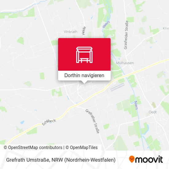 Grefrath Umstraße Karte