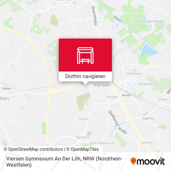 Viersen Gymnasium An Der Löh Karte