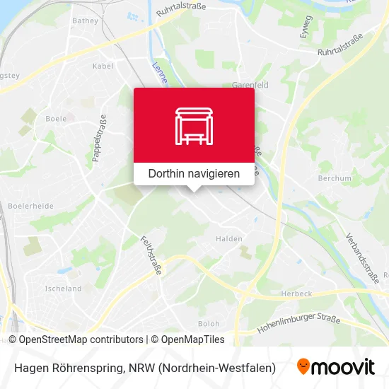 Hagen Röhrenspring Karte