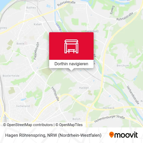 Hagen Röhrenspring Karte