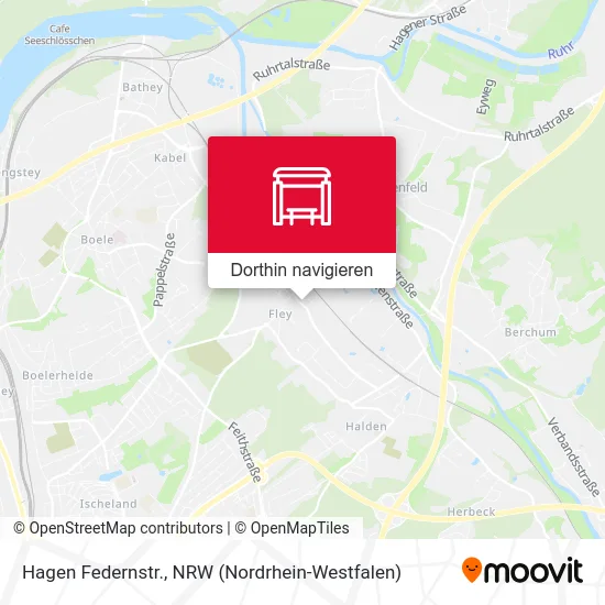 Hagen Federnstr. Karte