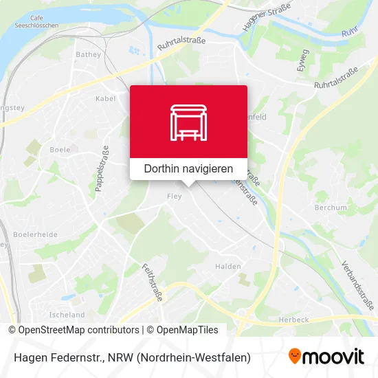 Hagen Federnstr. Karte