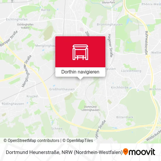 Dortmund Heunerstraße Karte