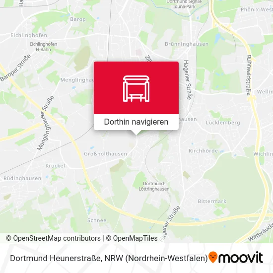 Dortmund Heunerstraße Karte