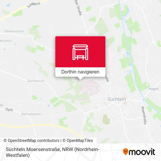 Süchteln Moersenstraße Karte