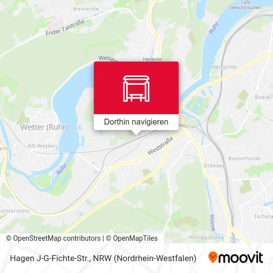 Hagen J-G-Fichte-Str. Karte