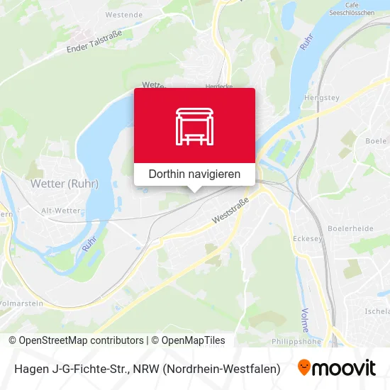 Hagen J-G-Fichte-Str. Karte