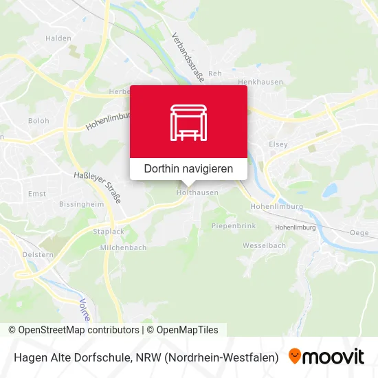 Hagen Alte Dorfschule Karte