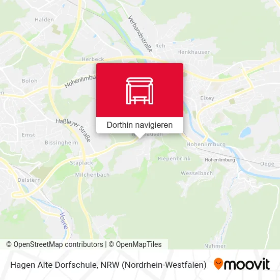 Hagen Alte Dorfschule Karte