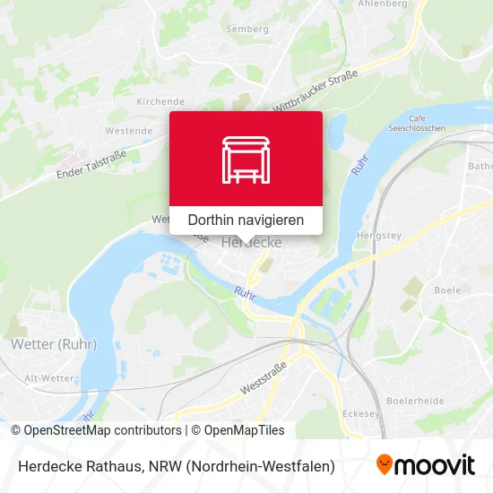 Herdecke Rathaus Karte