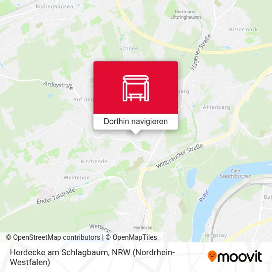 Herdecke am Schlagbaum Karte