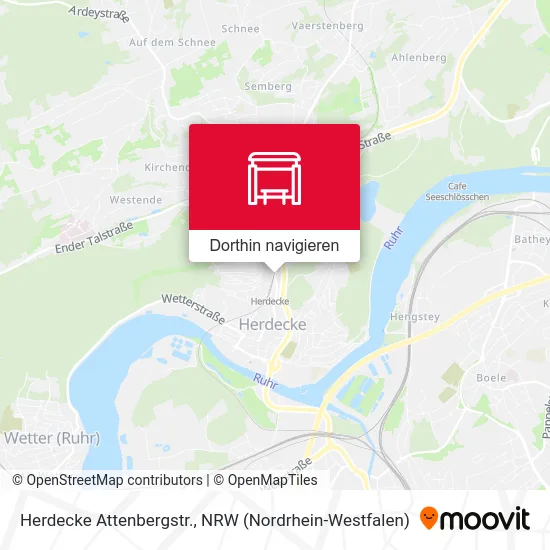 Herdecke Attenbergstr. Karte