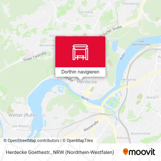 Herdecke Goethestr. Karte