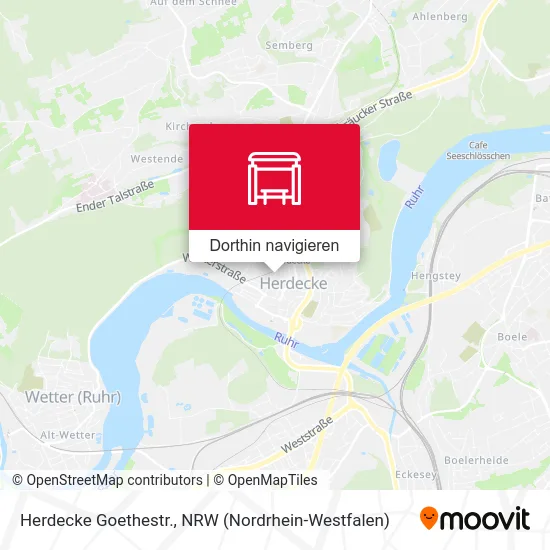 Herdecke Goethestr. Karte