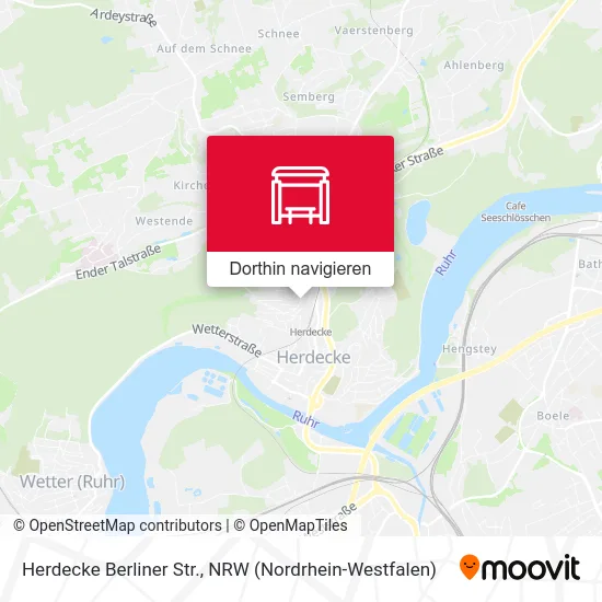 Herdecke Berliner Str. Karte