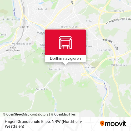 Hagen Grundschule Eilpe Karte