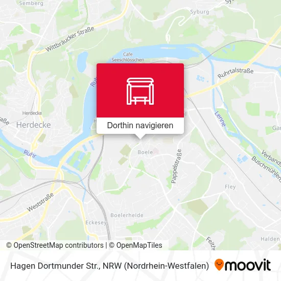 Hagen Dortmunder Str. Karte