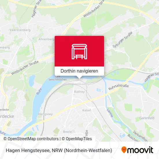 Hagen Hengsteysee Karte
