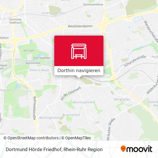 Dortmund Hörde Friedhof Karte