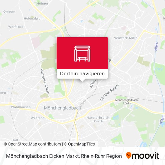Mönchengladbach Eicken Markt Karte