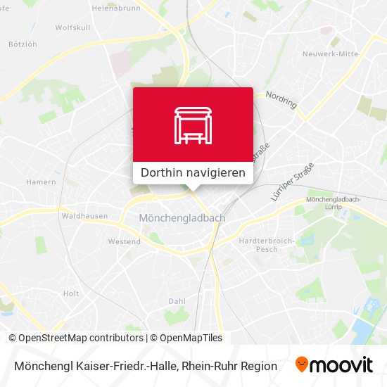 Mönchengl Kaiser-Friedr.-Halle Karte