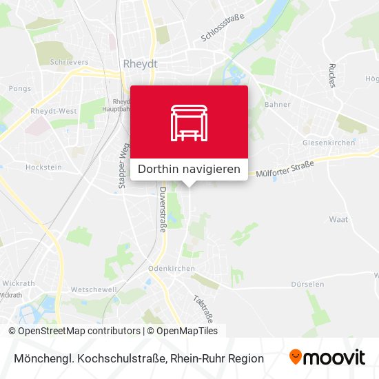 Mönchengl. Kochschulstraße Karte