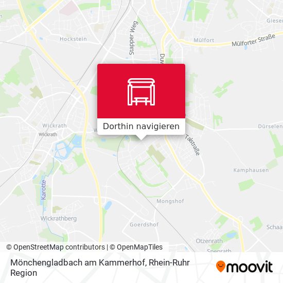 Mönchengladbach am Kammerhof Karte