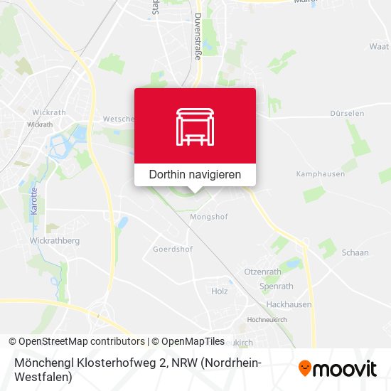Mönchengl Klosterhofweg 2 Karte
