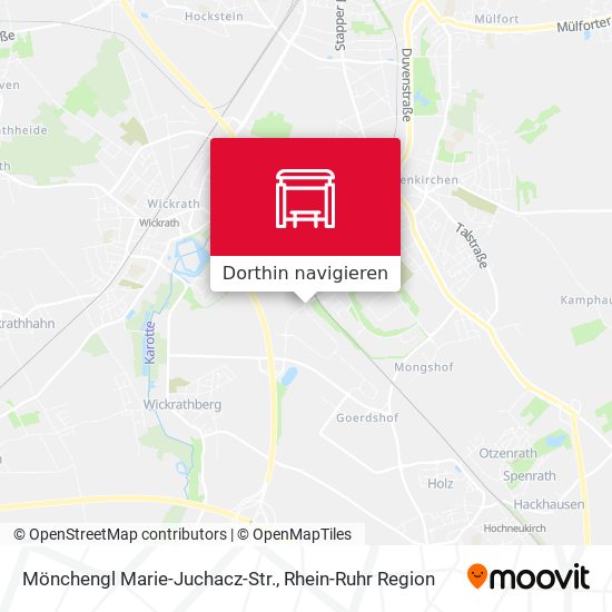 Mönchengl Marie-Juchacz-Str. Karte