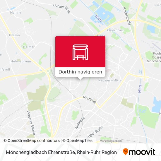 Mönchengladbach Ehrenstraße Karte