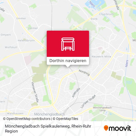 Mönchengladbach Spielkaulenweg Karte