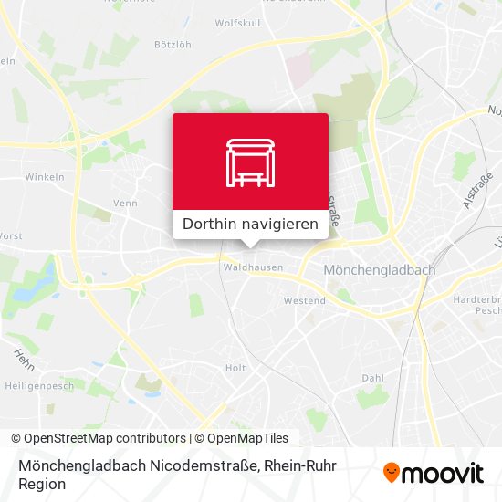 Mönchengladbach Nicodemstraße Karte