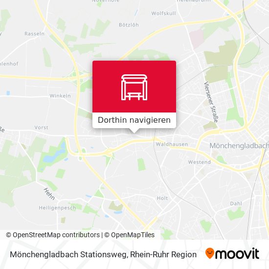 Mönchengladbach Stationsweg Karte