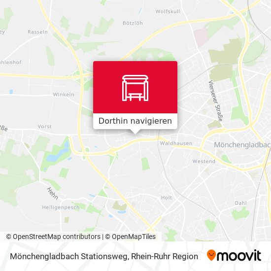 Mönchengladbach Stationsweg Karte