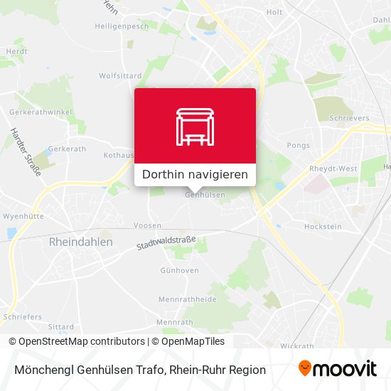 Mönchengl Genhülsen Trafo Karte