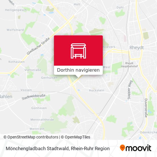 Mönchengladbach Stadtwald Karte