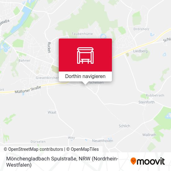 Mönchengladbach Spulstraße Karte