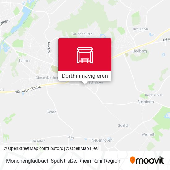Mönchengladbach Spulstraße Karte
