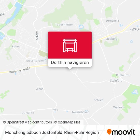 Mönchengladbach Jostenfeld Karte