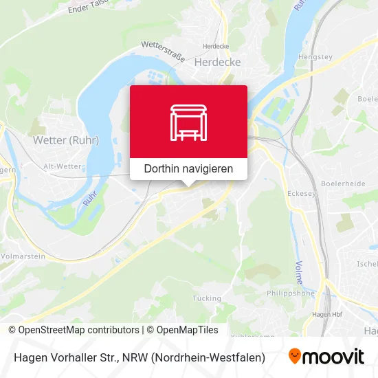 Hagen Vorhaller Str. Karte
