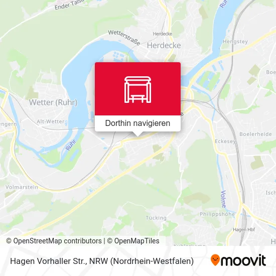 Hagen Vorhaller Str. Karte