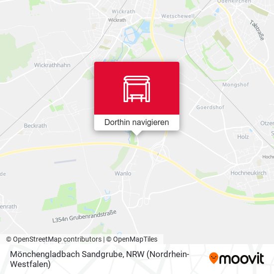 Mönchengladbach Sandgrube Karte