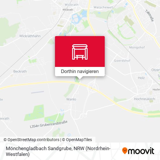 Mönchengladbach Sandgrube Karte