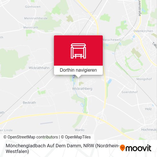 Mönchengladbach Auf Dem Damm Karte