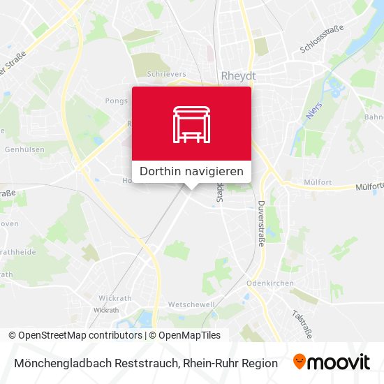 Mönchengladbach Reststrauch Karte