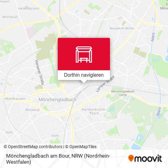 Mönchengladbach am Bour Karte