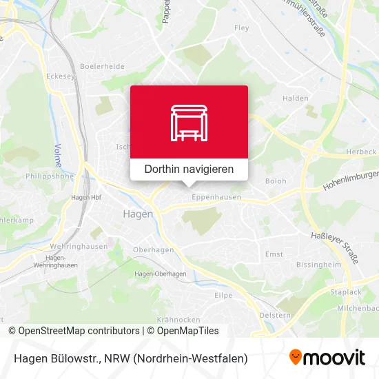 Hagen Bülowstr. Karte