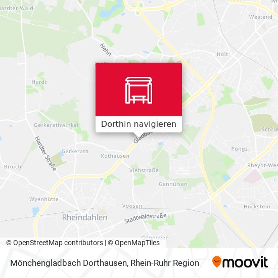 Mönchengladbach Dorthausen Karte