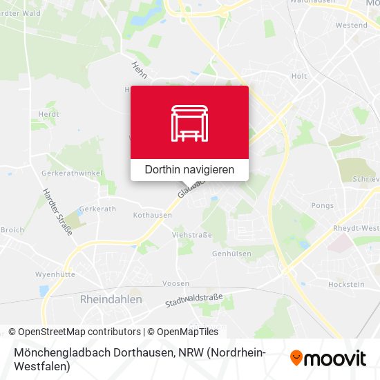 Mönchengladbach Dorthausen Karte