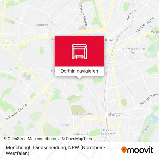 Mönchengl. Landscheidung Karte